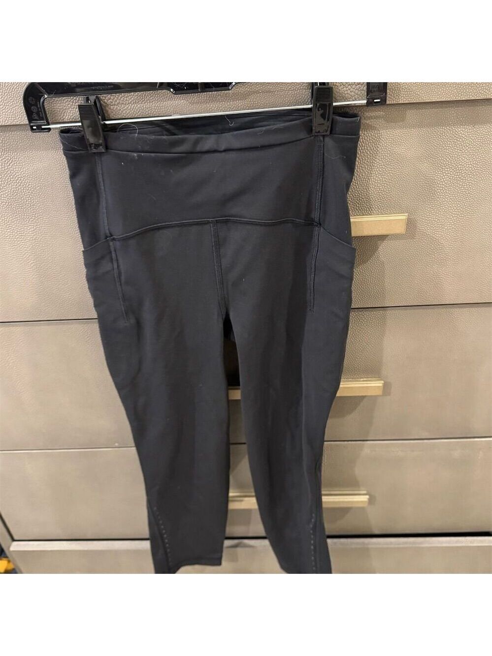 Lululemon Women's High-Rise Ankle Leggings Black Size 4 Yoga Gym Casual